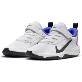 Resim Nike Omni Multi-court 'white Dark Obsidian Dm9026-104 Çocuk Spor Ayakkabı Beyaz 