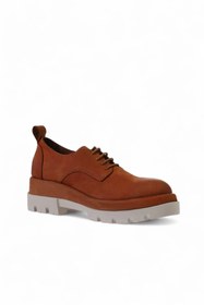 Resim Bueno Shoes Taba Nubuk Kadın Dolgu Topuklu Ayakkabı 01wv2903 