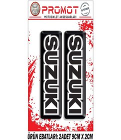 Resim Suzuki Ön Maşa 3d Kabartmalı 2'li Damla Sticker 004 