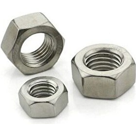 Resim M27 Somun Beyaz Galvaniz Kaplı 10 Adet 