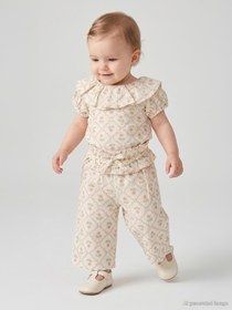 Resim Pierre Cardin Emprimeli 6-18 Ay Pantolon - Ekru - Ekru / 9-12 Ay 