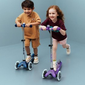 Resim Micro Mini Micro Deluxe Fairy Glitter Led Purple Unisex Çocuk Mor Scooter 