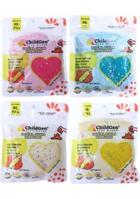 Resim Childgen 4'lü Simli Kartuş Oyun Hamuru Seti 