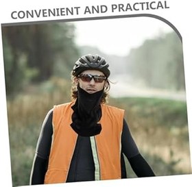 Resim ETHZZLE Soğuk Hava İçin Nefes Alabilir Yüz Maskesi Erkekler Ve Kadınlar İçin Rüzgar Geçirmez Dış Mekan Bisiklet Yaka Gaiter Balaclava 