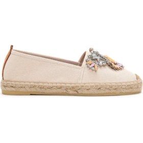 Resim Derimod Kadın Bej Taşlı Deri Espadril 25SFD20546F 