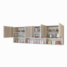 Resim Kenzlife hazır mutfak konsta crd 060*150*22 mutfak banyo dolabı kapaklı raflı 