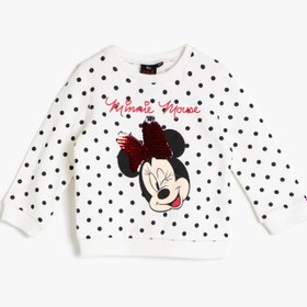 Resim Kız Bebek Minnie By Koton Sweatshirt 