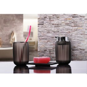 Resim Primanova Polar Diş Fırçalık Şeffaf Gri Füme 