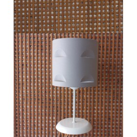 Resim Onay Gri Kumaş Kaplama 2.li Set Yatak Odası Genç ve Çocuk Odası Avize ve Abajur Seti 