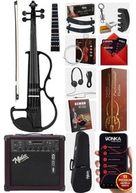 Resim Midex RCZ-606BK-AMP Elektro Keman ve Şarjlı Anfi SetiMidex RCZ-606BK-AMP Elektro Keman ve Şarjlı Anfi Seti 