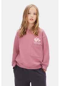 Resim Xo Kids Kız Çocuk Sweatşirt 8-14 Yaş 39322 Lila 