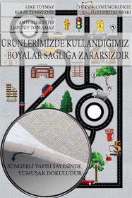 Resim G&C HOME SÜNGERLİ YUMUŞAK ÇOCUK, Oyun halısı dijital baskılı, kaymaz taban, Yıkanabilir 