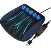 Resim Suofeng Usb'li Klimalı Araç Koltuğu Soğutucu Yastık - Yaz İçin Nefes Alabilen Serinletici Koltuk Pedi 