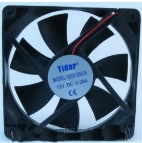 Resim TAİDA Tidar 120x120x25 mm 12 v dc kare fan 