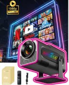 Resim Maybax Taşınabilir Mini Android Projeksiyon Sinema Projeksiyon Cihazı 150inç Wifi Bluetooth Ekran Yansıtma 