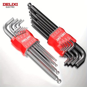 Resim Ekstra Uzun Kol Altıgen Anahtar Seti, Top & Torx Uçları - Rahat Tutuş, Bisiklet Tamiri ve DIY Projeleri için Dayanıklı Metal, Altıgen Soket Seti, Özenle İşlenmiş 