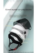 Resim Wenlin Sarı Nefes Alabilen Güneşlikli Yarım Açık Motosiklet Kaskı - 04 Model Sarı 