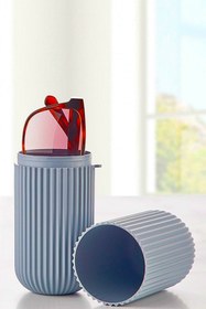 Resim Yayke Seyahat Tipi Aksesuar Taşıma Kabı Gözlük Diş Macunu Saklama Kutusu Makyaj Fırçası Kutusu 