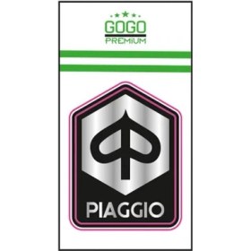 Resim SEVEN KARDEŞLER Pıaggıo Siyah Damla Sticker 