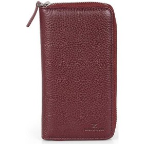 Resim Daniel Klein Dkl3016-5 Çanta Formunda Geniş Hacimli Fermuarlı Kırmızı Kadın Cüzdan&kartlık Kırmızı 
