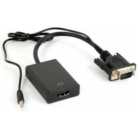 Resim VGA To HDMI Ses Çıkışlı VGA To HDMI VGA Dan HDMI VGA HDMI Dönüştürücü 