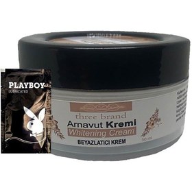 Resim Three Brand Whitens Cilt Tonu Beyazlatıcı Renk Açıcı Arnavut Kremi 50 ML + Jel 