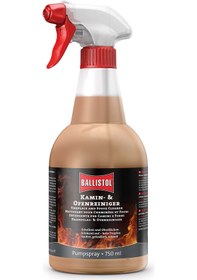Resim Ballistol Kamofix Şömine Soba Izgara Temizleyici Sprey 750 ML 1 Adet 