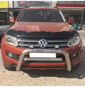 Resim Volkswagen Amarok 2010+ Uyumlu Yedek Parça Sonrası Ön Kaput Koruyucu Rüzgarlık Yarasa Md 