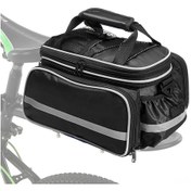 Resim Wezone Bisiklet Çantası - Geniş Depolama, Omuz Askılı, Siyah / Mavi / Kırmızı Seçenekli Siyah 