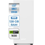 Resim Zetta H13i710 Intel Core i7 13700K 128GB Ddr5 2TB + 1TB SSD 4GB GTX1630 Windows 11 Pro Masaüstü Bilgisayar H13i7101630-17 