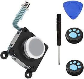 Resim Sony PSV 2000 PS Vita 2000 2001 için Joystick Düğmesi 3D Rocker Analog Parmak Çubuğu Yedek Beyaz 