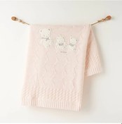 Resim Andywawa Ac26341 Triko Battaniye 85x100 Pink Melange Pembe Melange 