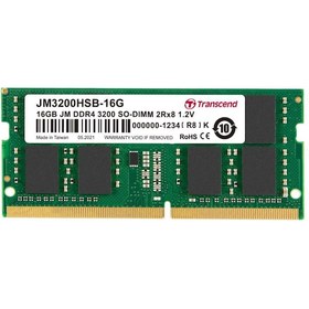 Resim Transcend JM3200HSB-16G 16GB DDR4 3200Mhz CL22 1.2V 2 YIL GARANTİLİ - ADINIZA FATURALI - AYNI GÜN KARGO