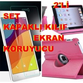 Resim Samsung Uyumlu Galaxy Tab A Sm-P580 Kılıf 10.1 Inç + Ekran Koruyucu Cam 