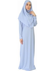 Resim Zehranaz Namaz Elbisesi Bebe Mavisi Fermuarsız Namaz Elbisesi (545584222) Bebek Mavisi 