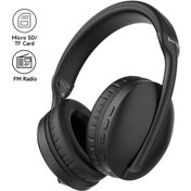 Resim Siyah Oneodio Supereq S6001 Bluetooth Kulaklık Kulak Üstü Kablosuz Kulaklık Mikro Sd / Tf Kart / Fm Radyo Modları Stereo Hifi Kulaklık 