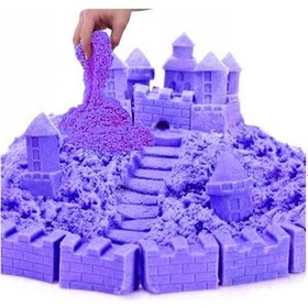 Resim Kinetik Kum 1kg - Mor Renk 