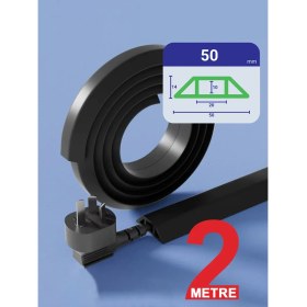 Resim Esnek Kablo Kanalı Siyah / GT-KK06 