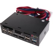 Resim Beloving 5.25''sigh Hız Usb3.0 /2.0 Medya Gösterge Tablosu Ön Panel Okuyucu (Yurt Dışından) 