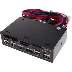 Resim Beloving 5.25''sigh Hız Usb3.0 /2.0 Medya Gösterge Tablosu Ön Panel Okuyucu (Yurt Dışından) 