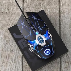 Resim Microcase 3200DPI Kablolu Işıklı Ergonomik Tasarım Oyuncu Gaming Mouse - AL5046 (BEYAZ) 