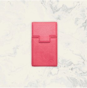 Resim Tekin Deri Pembe Sigara Kutusu Kısa Box Paketler Için 