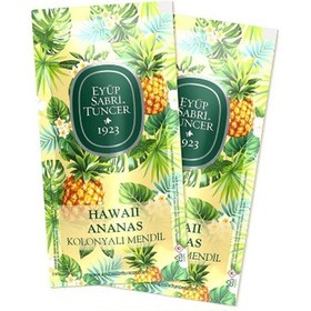 Resim Eyüp Sabri Tuncer Hawaii Ananas Küçük Boy Kolonyalı Mendil 150'li 