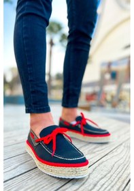 Resim CH311 Espadril Erkek Ayakkabı SIYAH - KIRMIZI 
