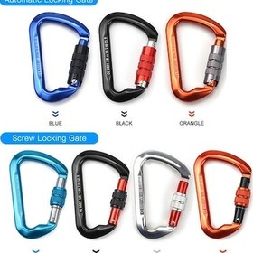 Resim Novahub 30kn D-şeklinde Karabina Kilidi Alüminyumlu Karabina Klipleri, Hamaklar, Kamp, Dağ Yürüyüşü, Sırt Çantası İçin 