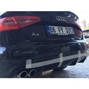 Resim AUDİ\a4 tek çıkış difüzör- Fiber-Boyasız 