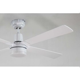 Resim Alsanfan Pilot Beyaz Aydınlatmalı Uzaktan Kumandalı Tavan Vantilatörü 