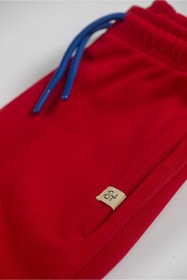 Resim BEETLEBEEZ Çocuk Unisex Kırmızı Eşofman Altı - Jogger 