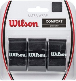 Resim Wilson Ultra Wrap Comfort 3'lü Tenis Gribi Siyah 