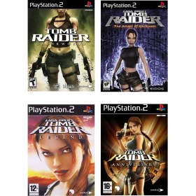 Resim SONY Playstatıon 2 - Tomb Raıder Serisi 4 Oyunluk Set - Sadece Çipli Cihazlar Için! 